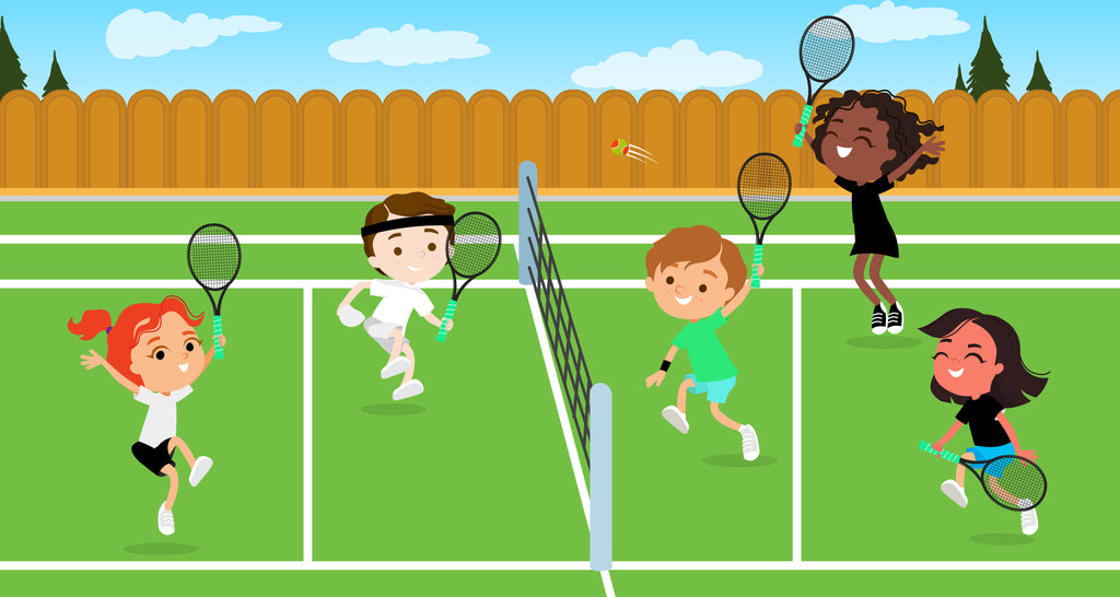herhaling is er Grootte Tennis Drills for Kids At Home and On the Court – ADV Tennis