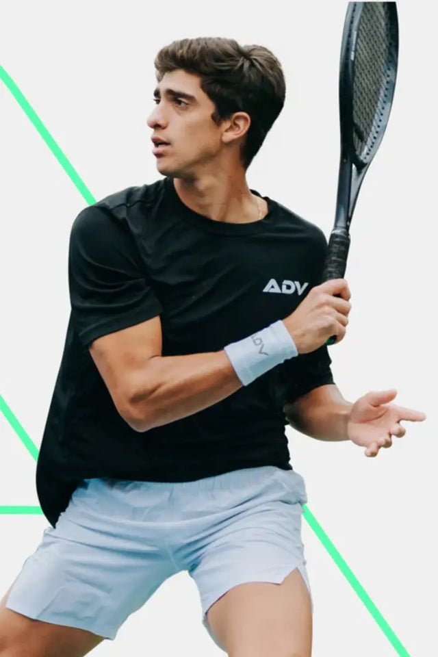 black tennis racket