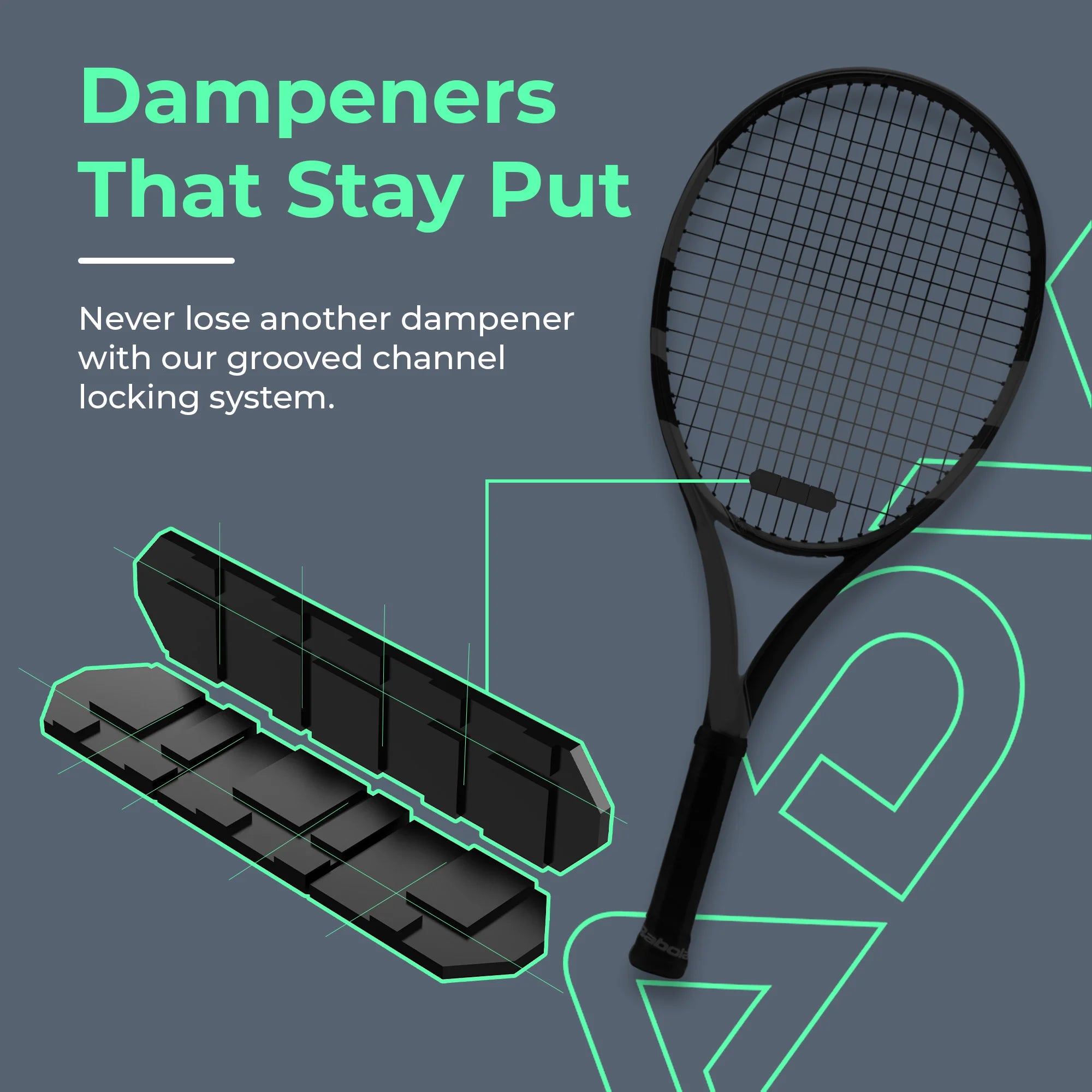 Multi-Feel Dampeners - Vibration Control | ADV Tennis Sorb Pack / Volt Multi-Feel Dampeners - Vibration Control | ADV Tennis Sorb Pack / Volt
