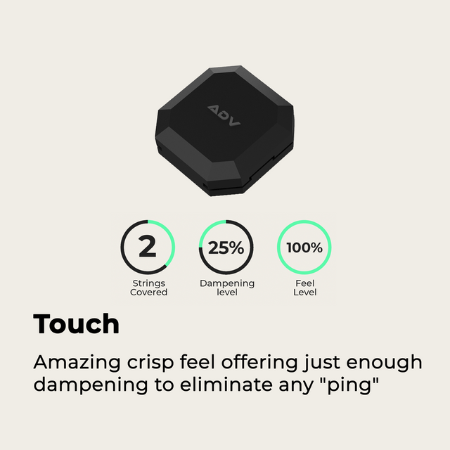 tennis dampener for elimination of small ping